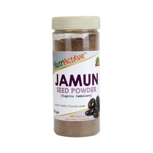 NutrActive Jamun Seed Powder, jar of 150 gm Powder